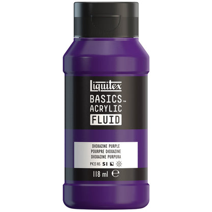 Liquitex Basics Fluid Akrilik Boya 118ml Dioxazine Purple 186