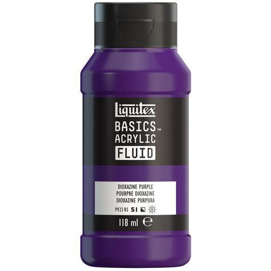Liquitex Basics Fluid Akrilik Boya 118ml Dioxazine Purple 186