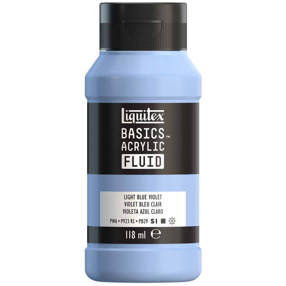 Liquitex Basics Fluid Akrilik Boya 118ml Light Blue Violet 680