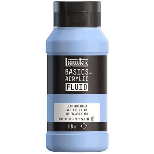 Liquitex Basics Fluid Akrilik Boya 118ml Light Blue Violet 680