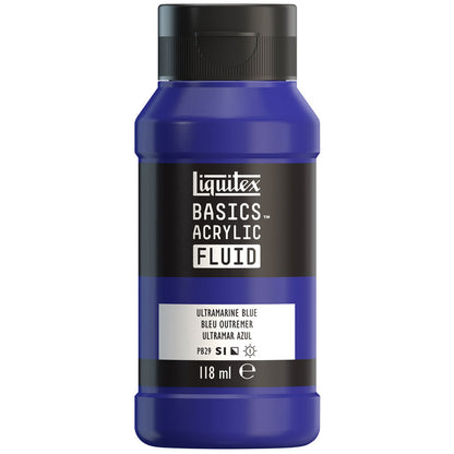 Liquitex Basics Fluid Akrilik Boya 118ml Ultramarine Blue 380
