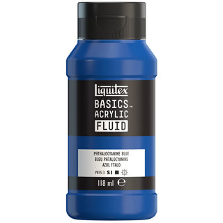 Liquitex Basics Fluid Akrilik Boya 118ml Phthalocyanine Blue 316