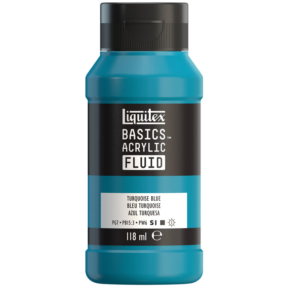 Liquitex Basics Fluid Akrilik Boya 118ml Turquoise Blue 046