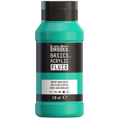 Liquitex Basics Fluid Akrilik Boya 118ml Bright Acqua Green 660