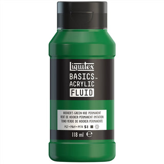 Liquitex Basics Fluid Akrilik Boya 118ml Hooker's Green Permanent Hue 224