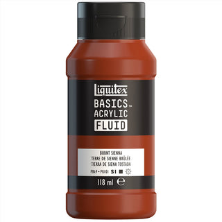 Liquitex Basics Fluid Akrilik Boya 118ml Burnt Sienna 127