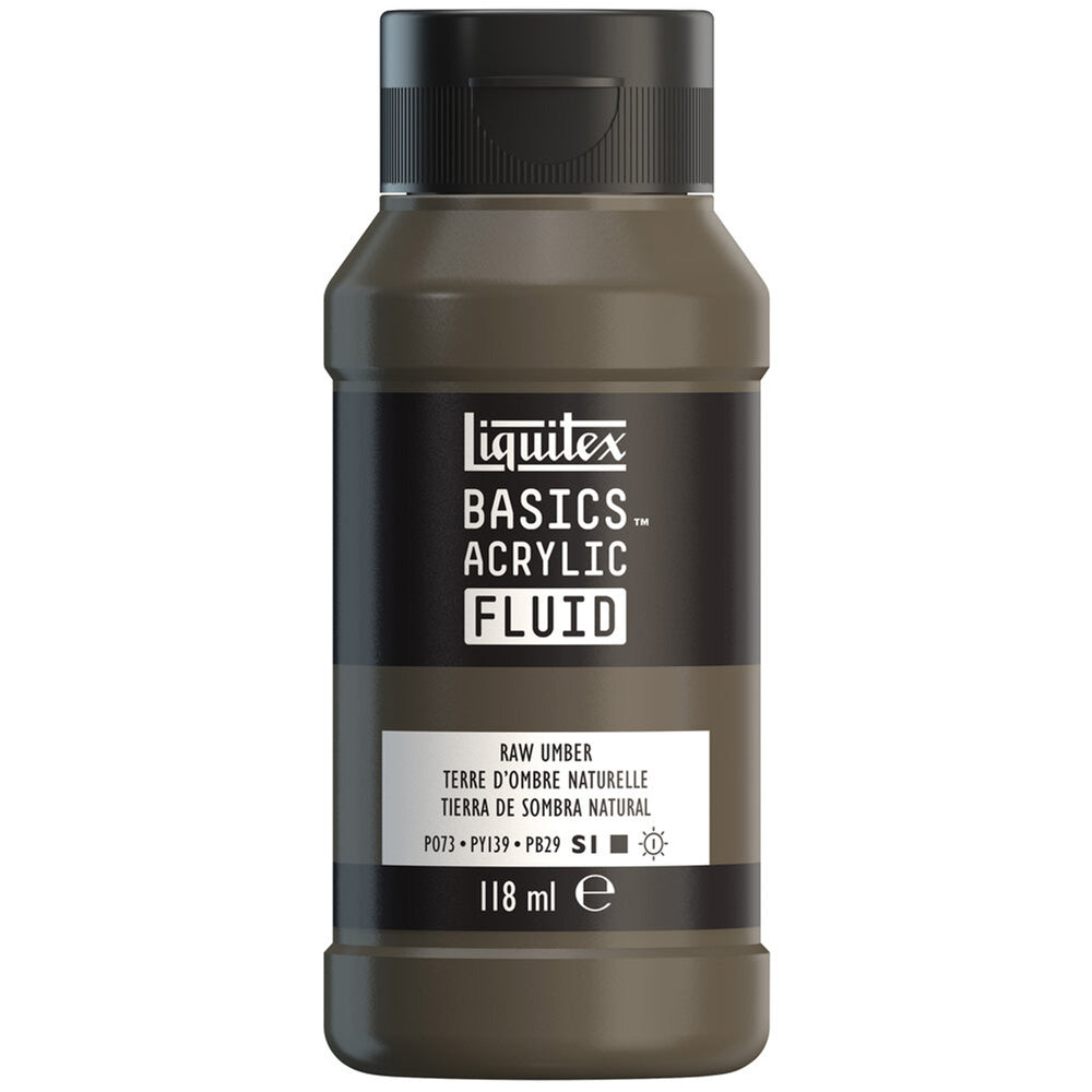 Liquitex Basics Fluid Akrilik Boya 118ml Raw Umber 331
