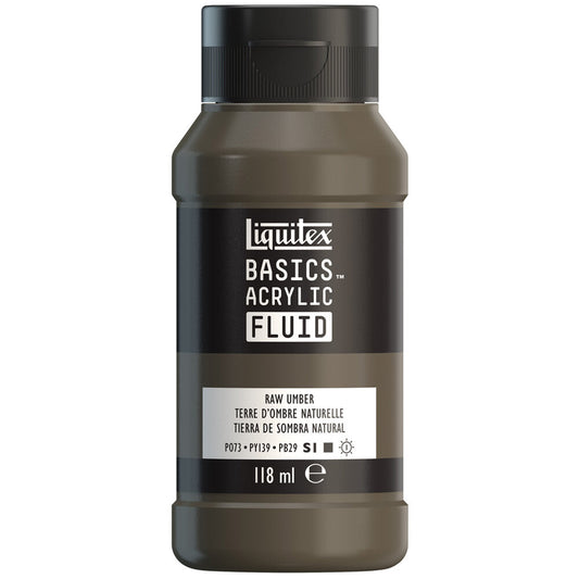 Liquitex Basics Fluid Akrilik Boya 118ml Raw Umber 331