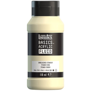 Liquitex Basics Fluid Akrilik Boya 118ml Unbleached Titanium 434