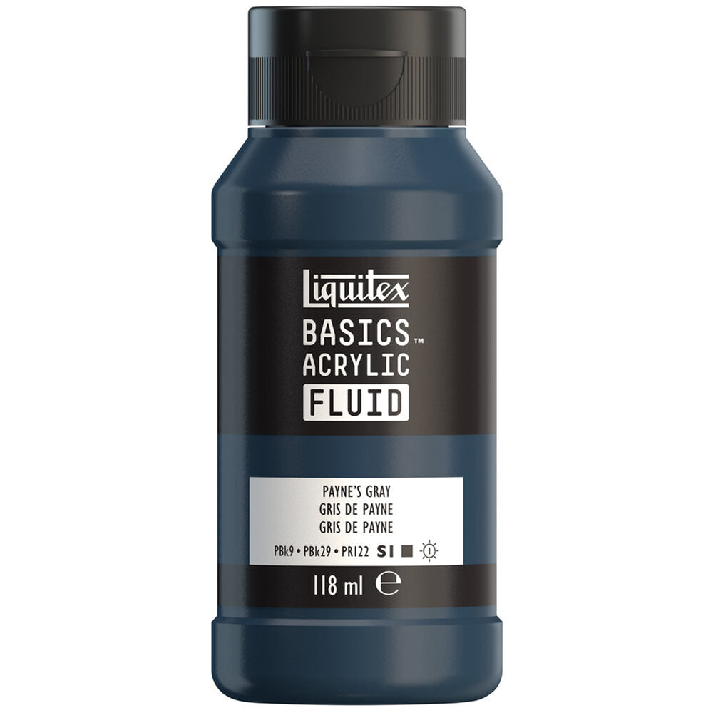Liquitex Basics Fluid Akrilik Boya 118ml Payne's Gray 310