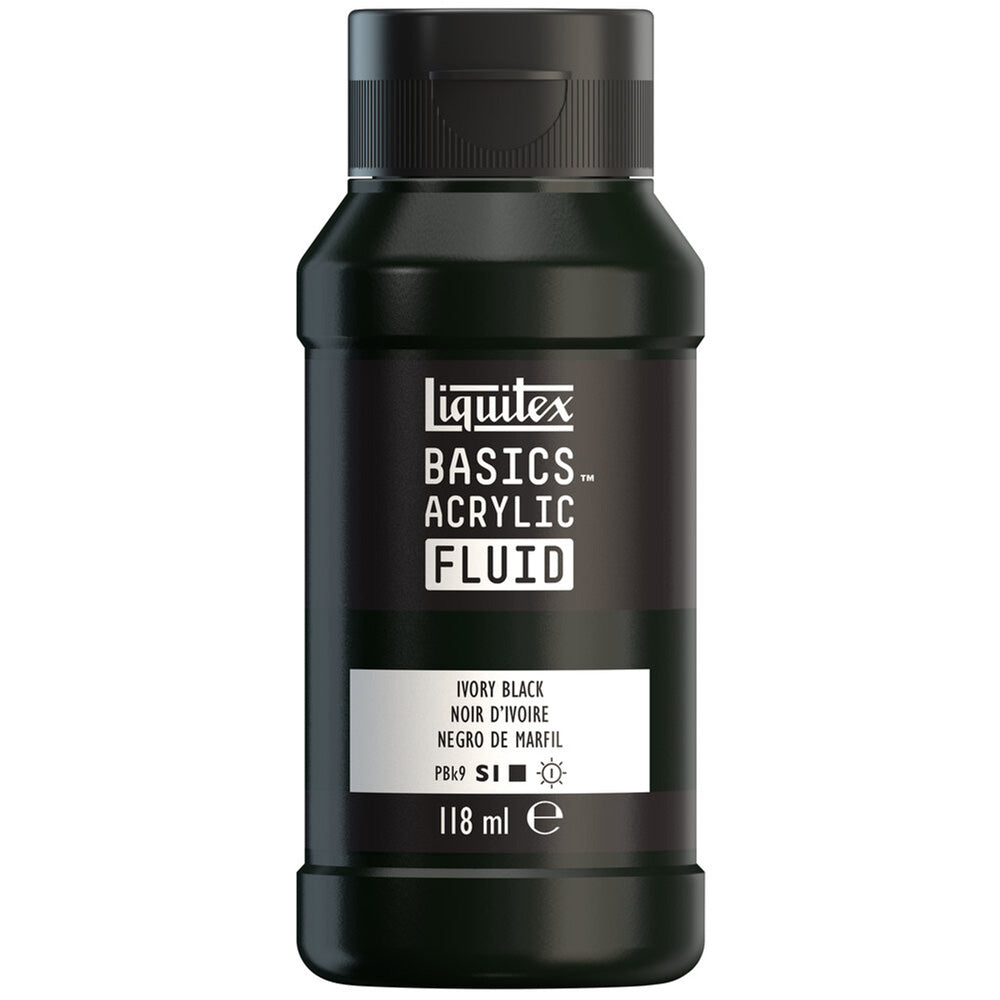 Liquitex Basics Fluid Akrilik Boya 118ml Ivory Black 244