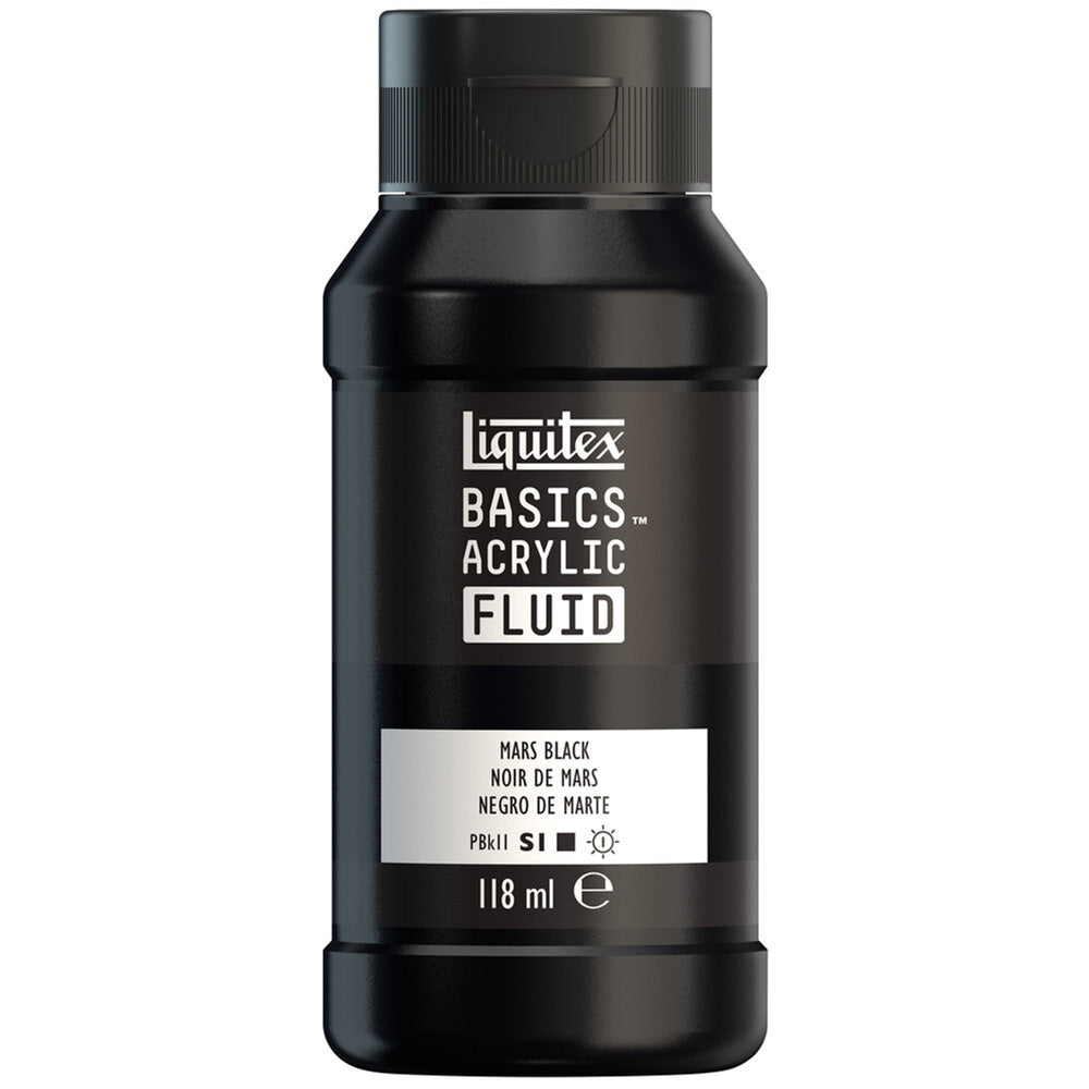 Liquitex Basics Fluid Akrilik Boya 118ml Mars Black 276