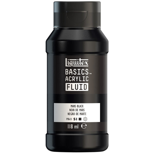 Liquitex Basics Fluid Akrilik Boya 118ml Mars Black 276