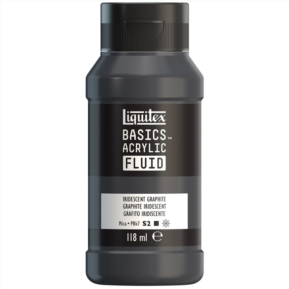 Liquitex Basics Fluid Akrilik Boya 118ml Iridiscent Graphite 049 S.2