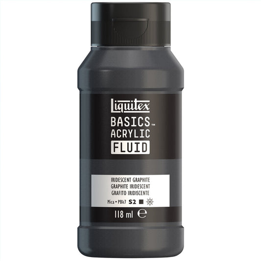 Liquitex Basics Fluid Akrilik Boya 118ml Iridiscent Graphite 049 S.2