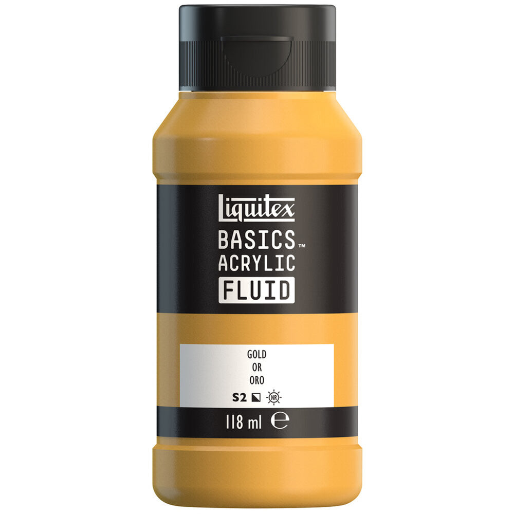 Liquitex Basics Fluid Akrilik Boya 118ml Gold 051 S.2