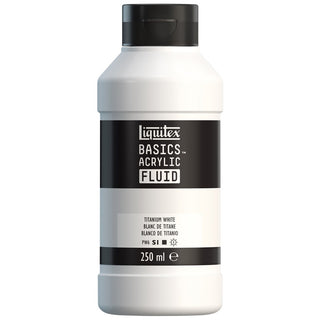 Liquitex Basics Fluid Akrilik Boya 250ml Titanium White 432