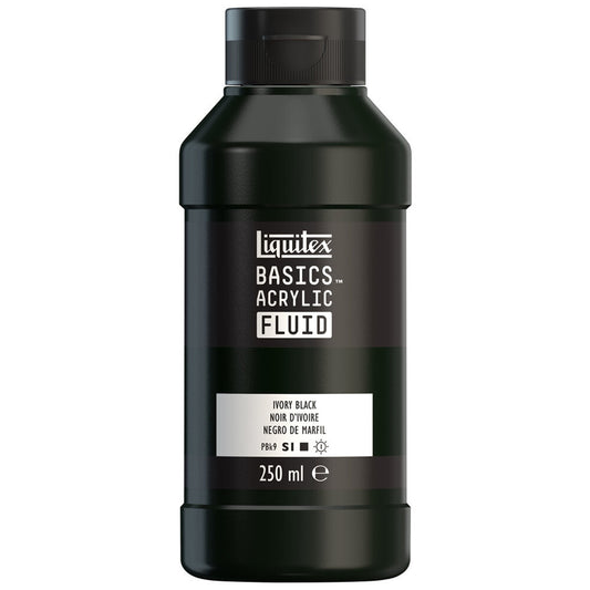 Liquitex Basics Fluid Akrilik Boya 250ml Ivory Black 244