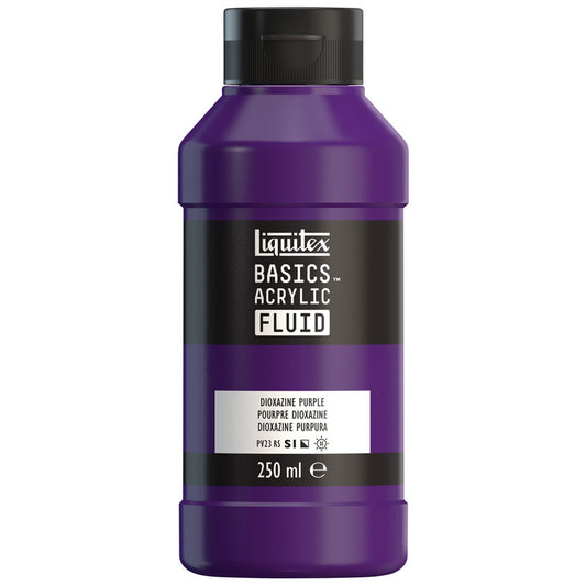Liquitex Basics Fluid Akrilik Boya 250ml Dioxazine Purple 186