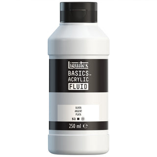 Liquitex Basics Fluid Akrilik Boya 250ml Silver 052 S.2