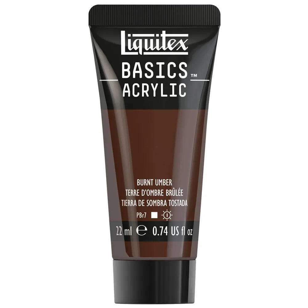 Liquitex Basics Akrilik Boya 22ml Burnt Umber 128