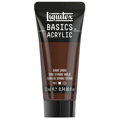 Liquitex Basics Akrilik Boya 22ml Burnt Umber 128