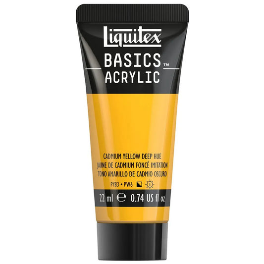 Liquitex Basics Akrilik Boya 22ml Cadmium Yellow Deep Hue 163