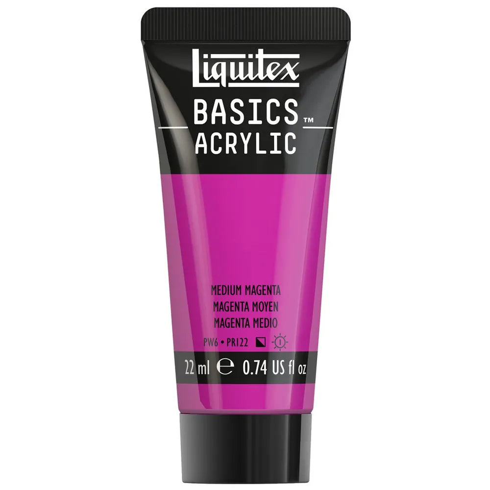 Liquitex Basics Akrilik Boya 22ml Medium Magenta 500