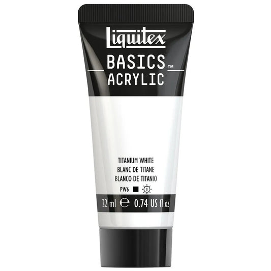 Liquitex Basics Akrilik Boya 22ml Titanium White 432