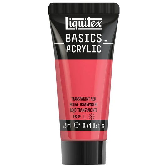Liquitex Basics Akrilik Boya 22ml Transparent Red 047