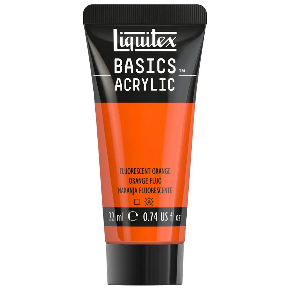 Liquitex Basics Akrilik Boya 22ml Fluorescent Orange 982