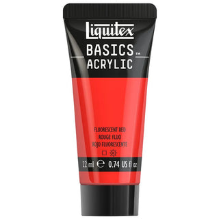 Liquitex Basics Akrilik Boya 22ml Fluorescent Red 983