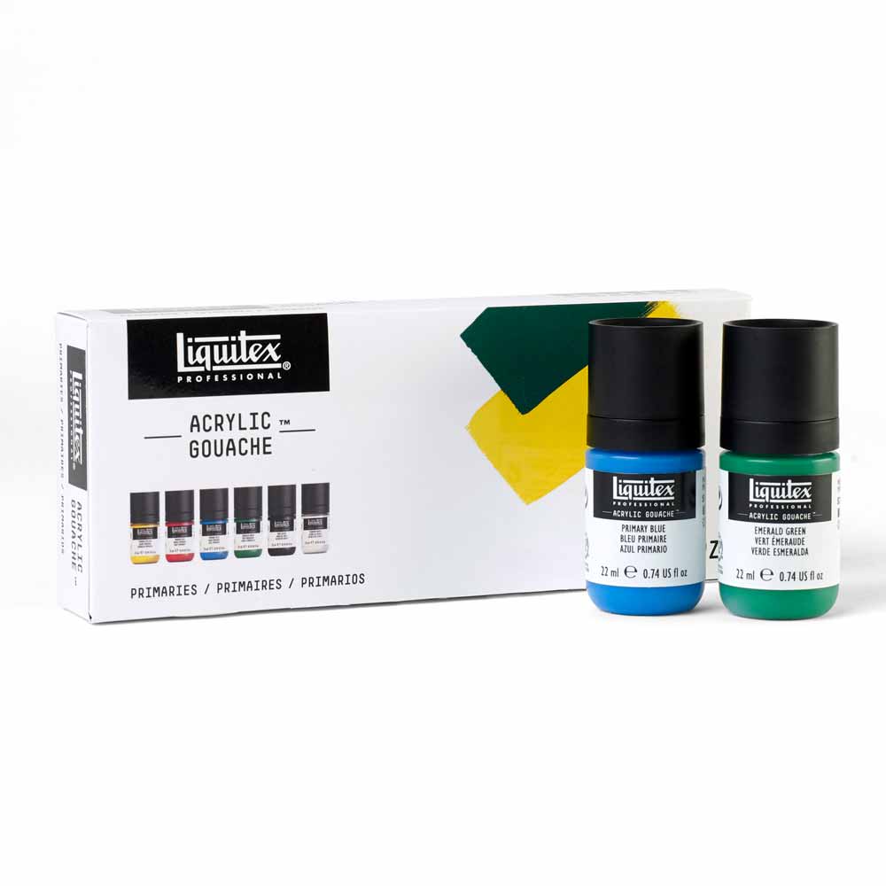 Liquitex Professional Akrilik Guaj Boya 6x22ml Set Primaries
