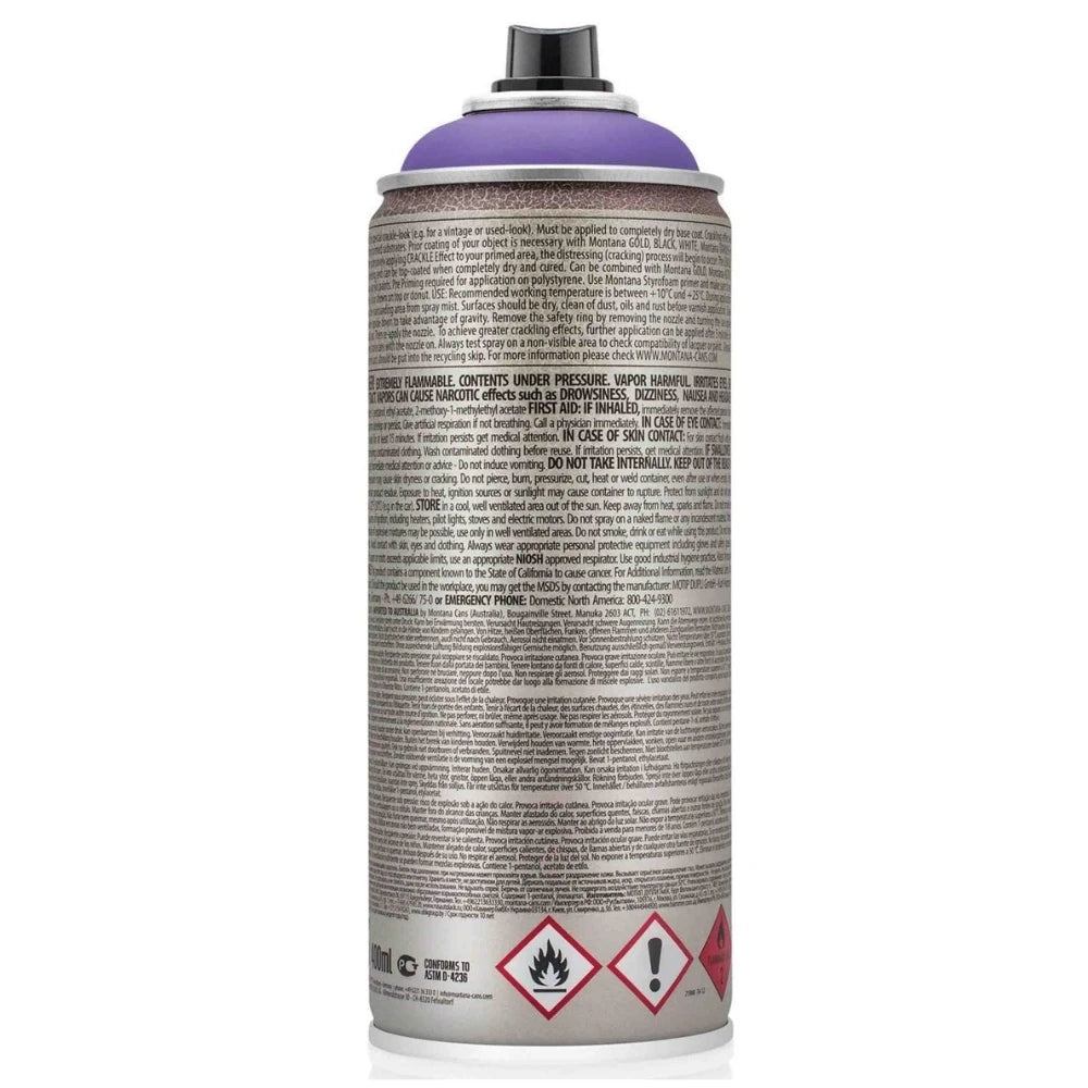 Montana Effect Crackle Sprey Boya 400ml Rich Lilac EC4130