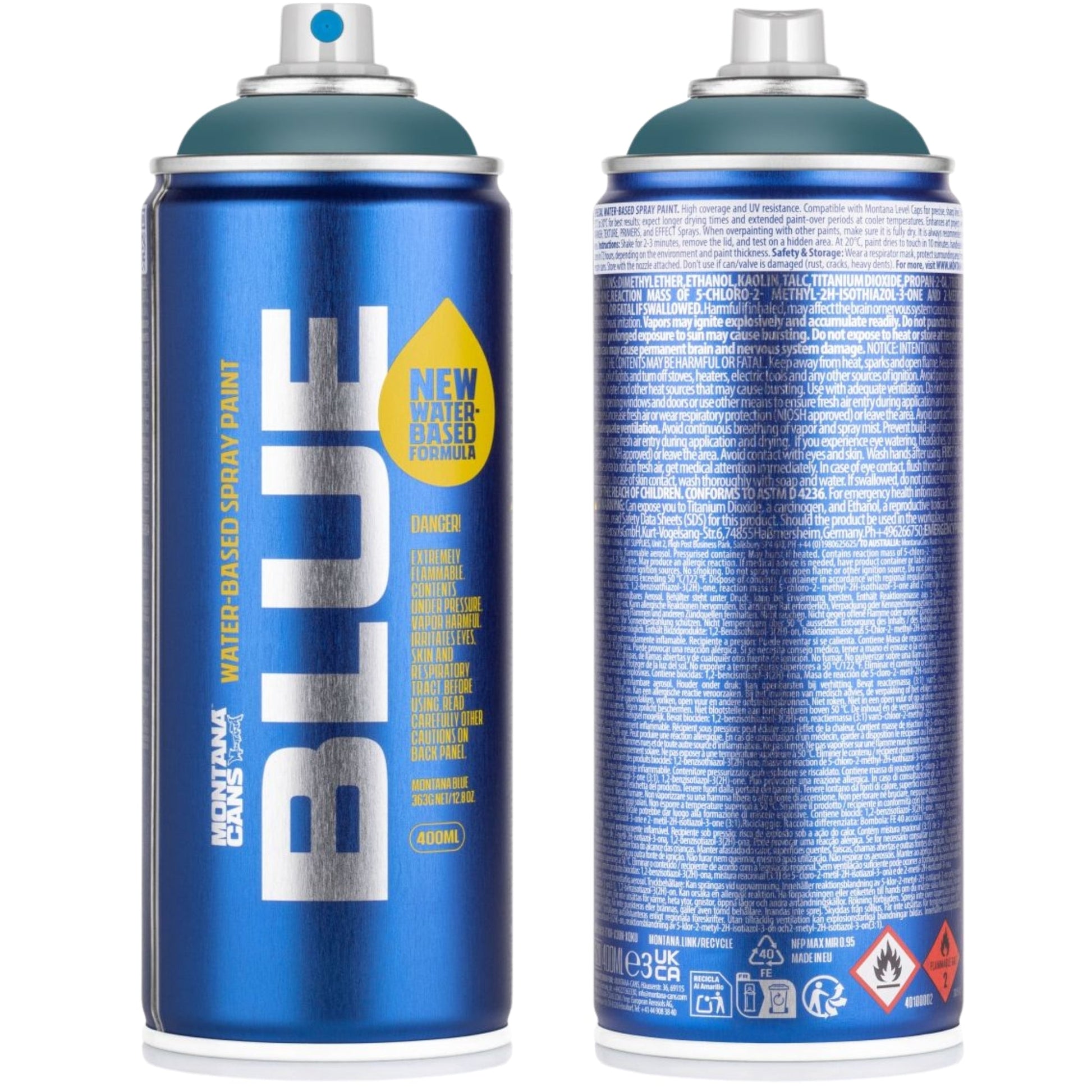 Montana BLUE Sprey Boya 400ml Teal BLUE 5350