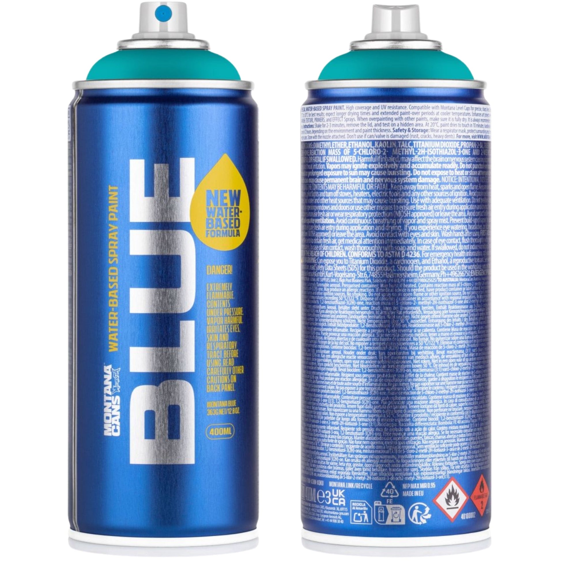 Montana BLUE Sprey Boya 400ml Miami BLUE 5440