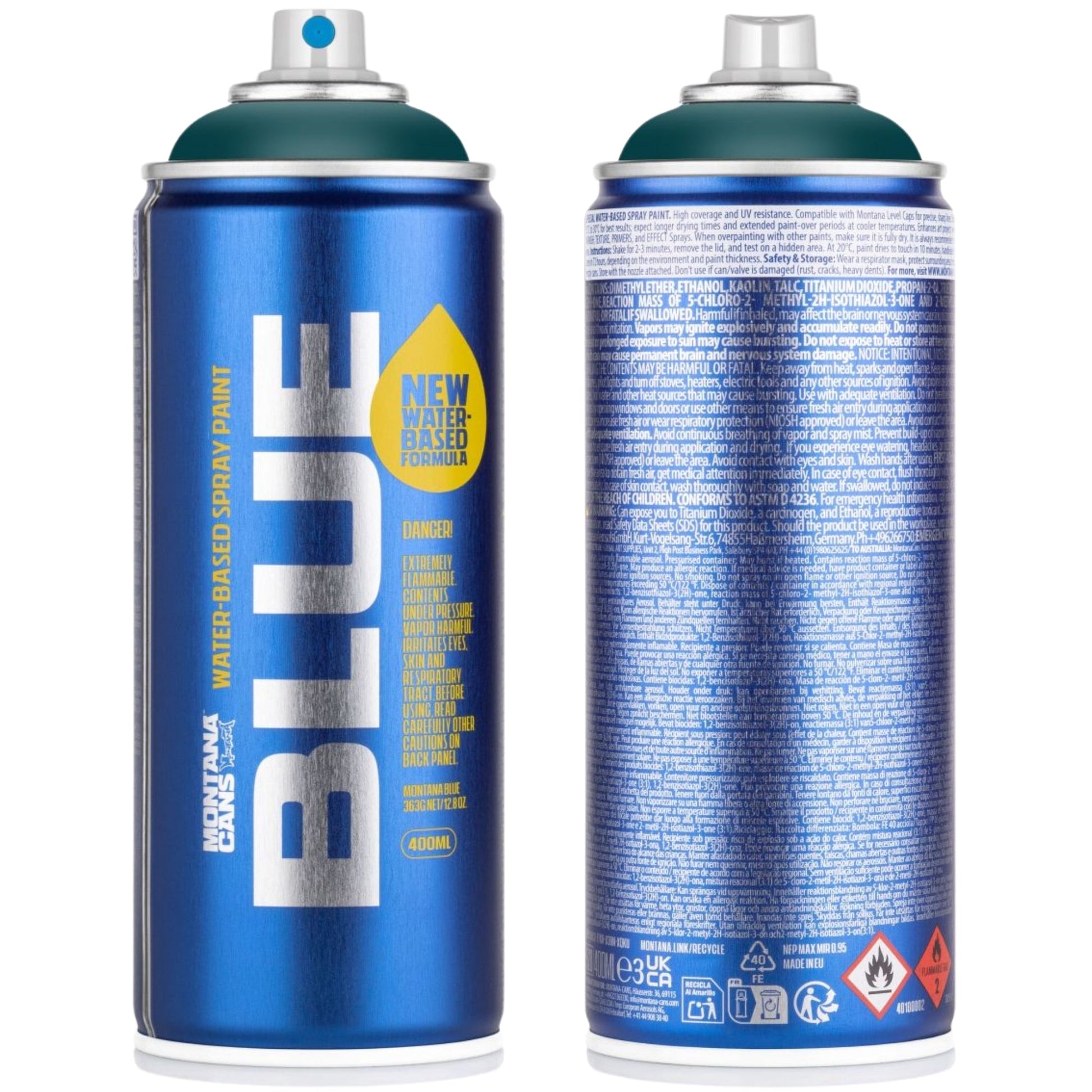 Montana BLUE Sprey Boya 400ml Petrol BLUE 5470