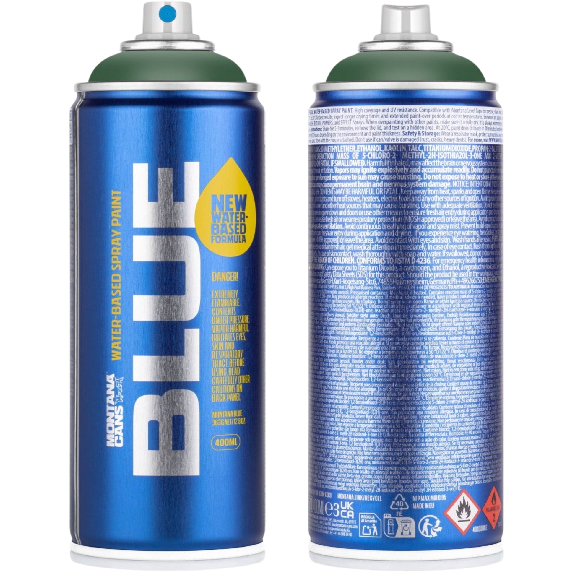 Montana BLUE Sprey Boya 400ml Woodland BLUE 6060
