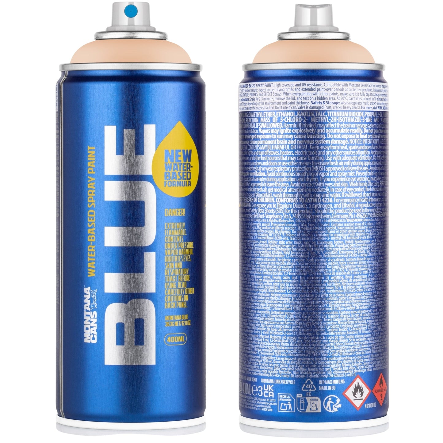 Montana BLUE Sprey Boya 400ml Doughy BLUE 8110