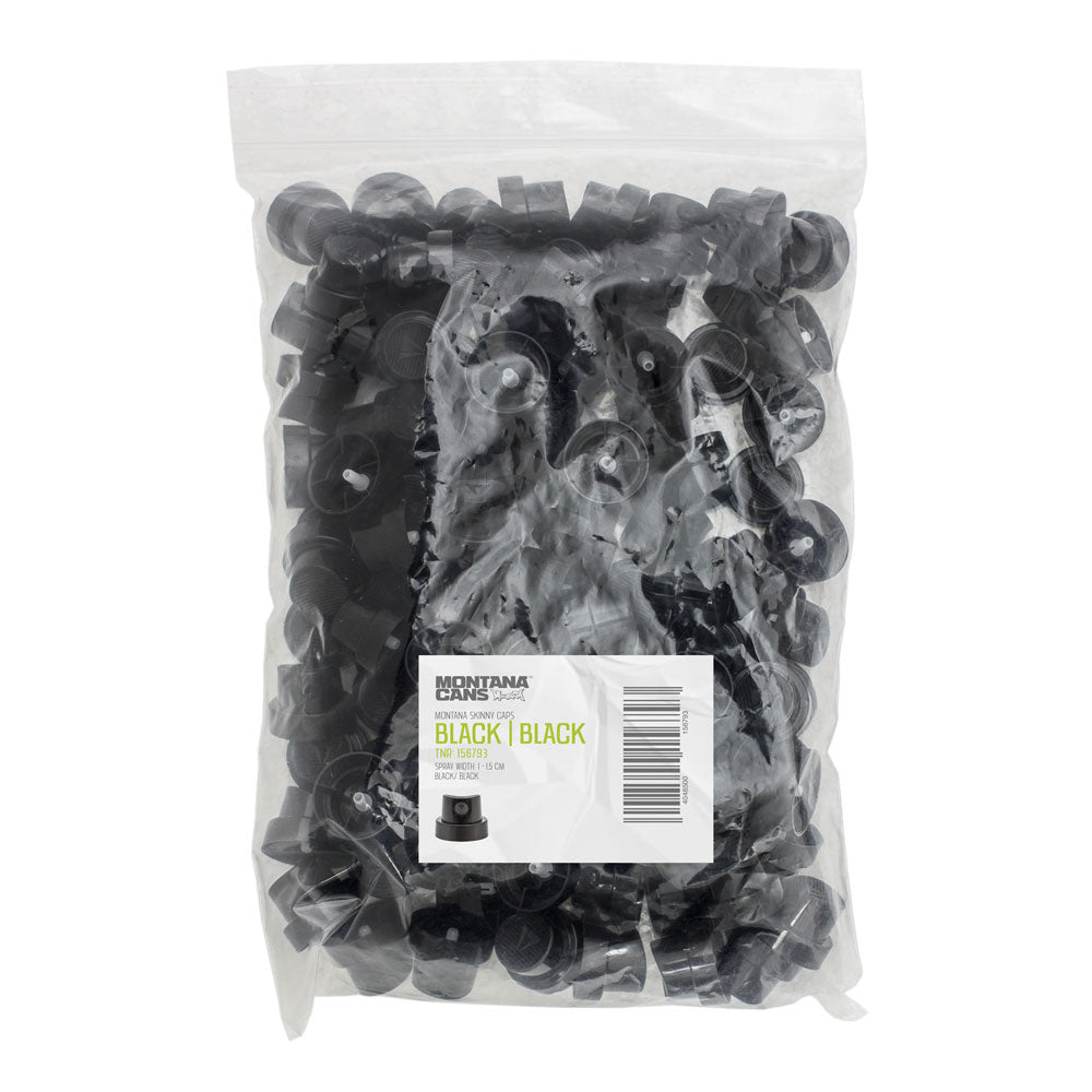 Montana Skinny Sprey Başlığı, Siyah/Siyah, (Püskürtme Genişliği: 1-1.5cm)