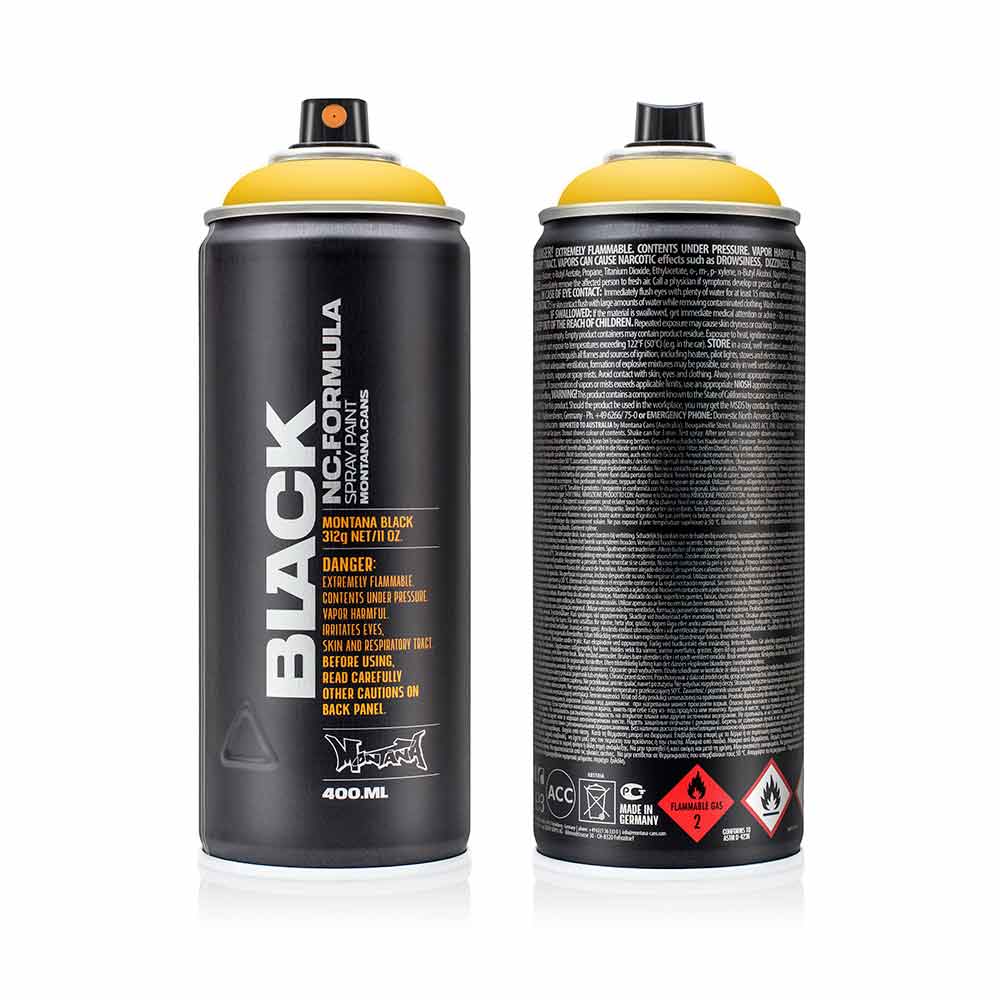 Montana Black Sprey Boya 400ml Yellow BLK1030