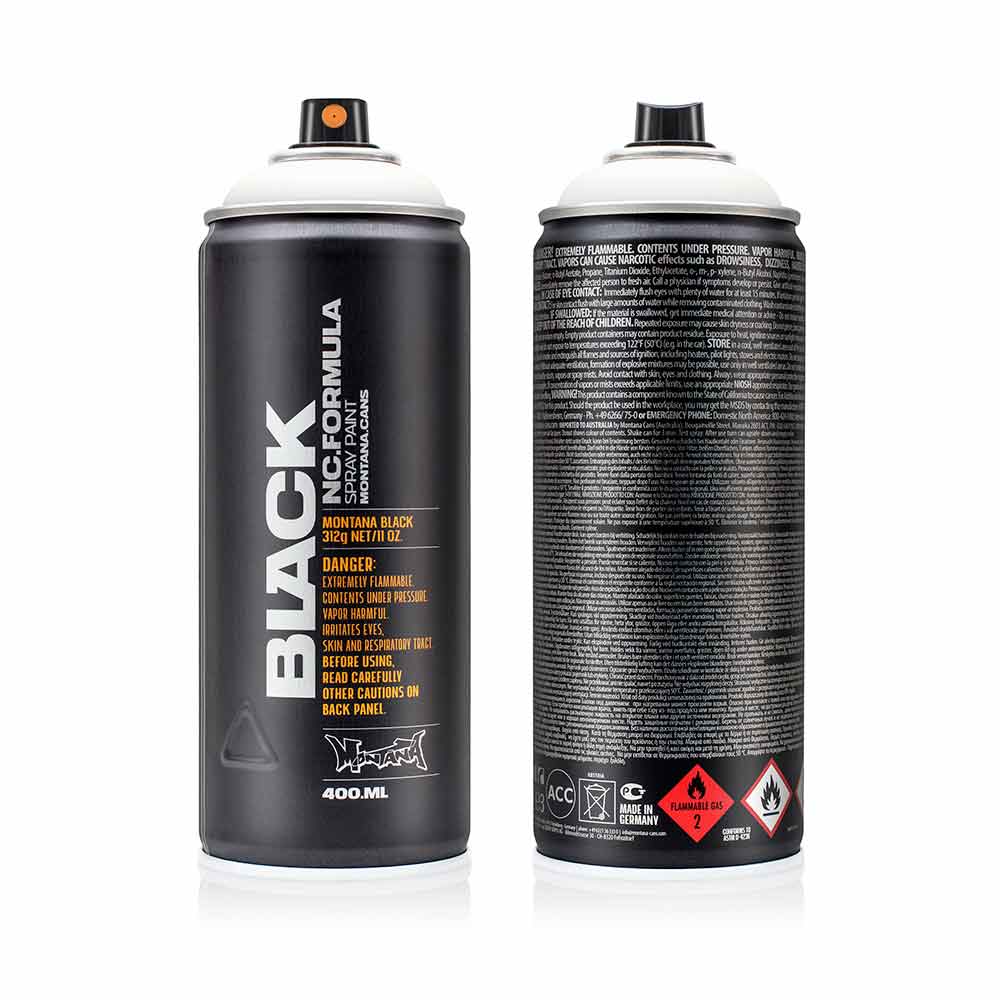 Montana Black Sprey Boya 400ml White BLK9105