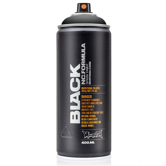 Montana Black Sprey Boya 400ml Black BLK9001