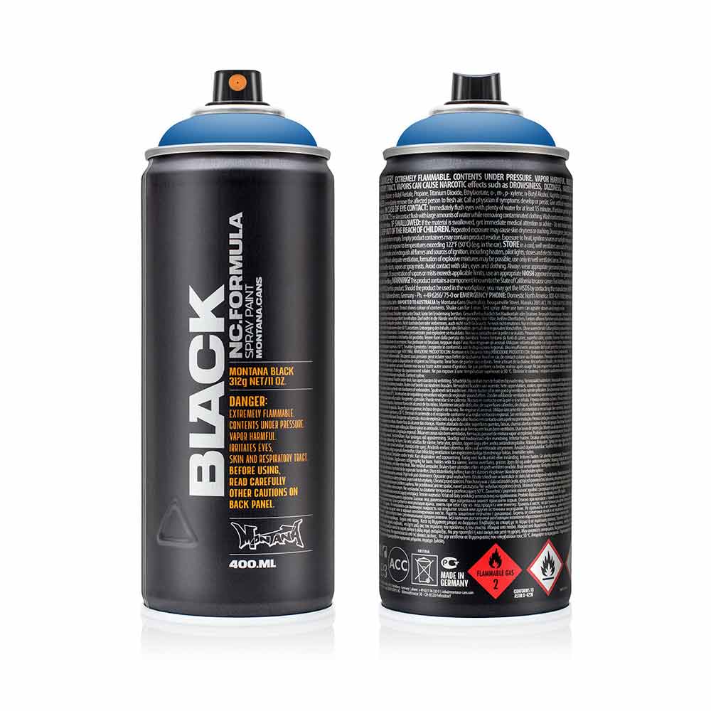 Montana Black Sprey Boya 400ml Power Blue BLK P5000