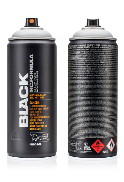 Montana Black Sprey Boya 400ml Outline Silver BLK OUT. SLV.
