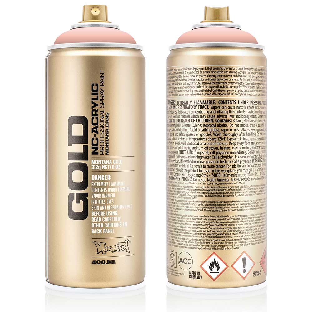 Montana Gold Akrilik Sprey Boya 400ml Shrimp Pastel CL2100