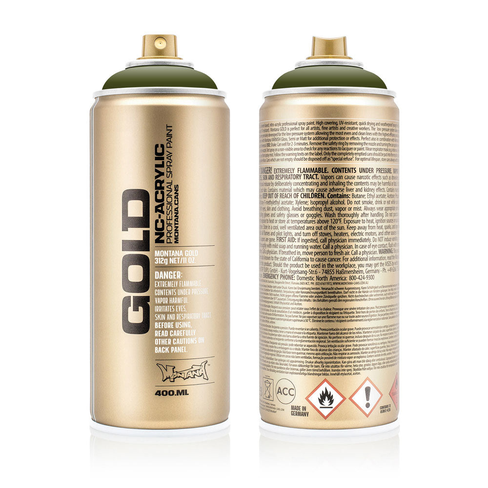 Montana Gold Akrilik Sprey Boya 400ml Olive Green CL6340