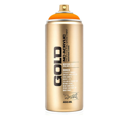 Montana Gold Akrilik Sprey Boya 400ml Power Orange (Fluo) F2000