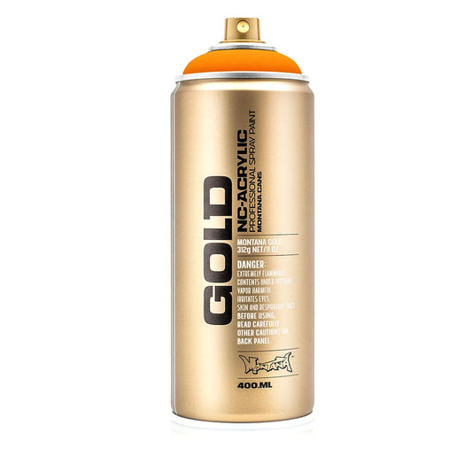 Montana Gold Akrilik Sprey Boya 400ml Power Orange (Fluo) F2000