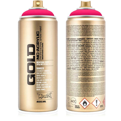 Montana Gold Akrilik Sprey Boya 400ml Gleaming Pink (Fluo) F4000